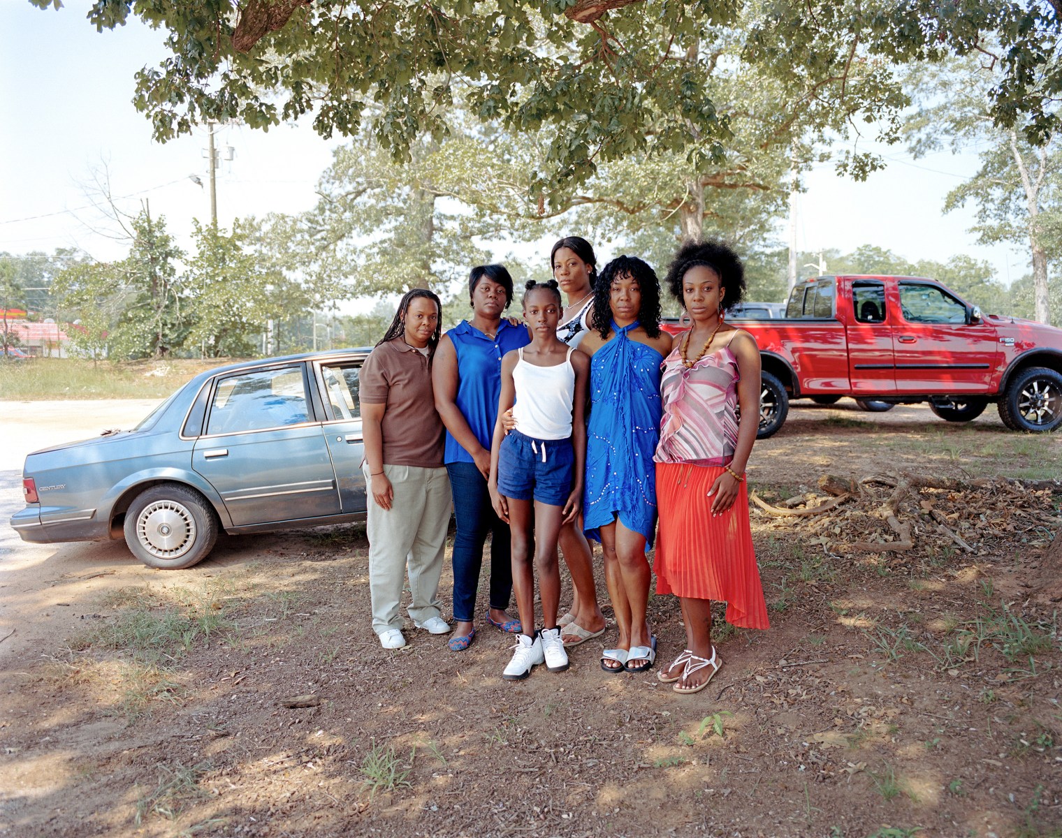 Participants in the Mooreâ€™s Ford Bridge Reenactment arrive at the First African Baptist Church in Monroe, Ga., on July 22, 2017, for the 13th annual reenactment of the lynchings.