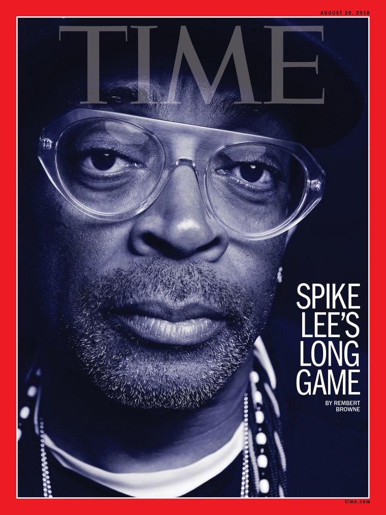 Spike Lee BlacKkKlansman Long Game Time Magazine Cover 180820