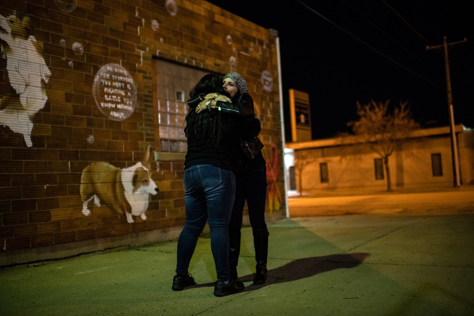 Lazenko with Jae, who was lured to Williston by an abusive boyfriend before turning to prostitution