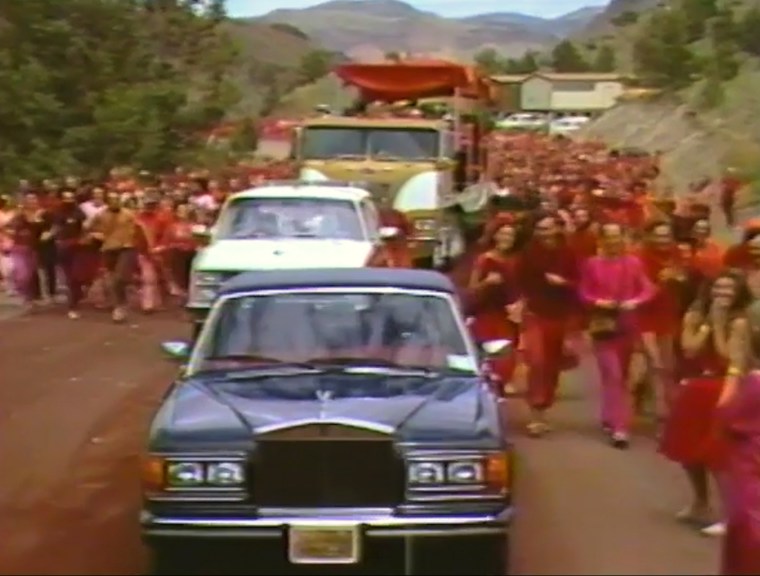 Scene from the breakout Netflix docuseries Wild Wild Country