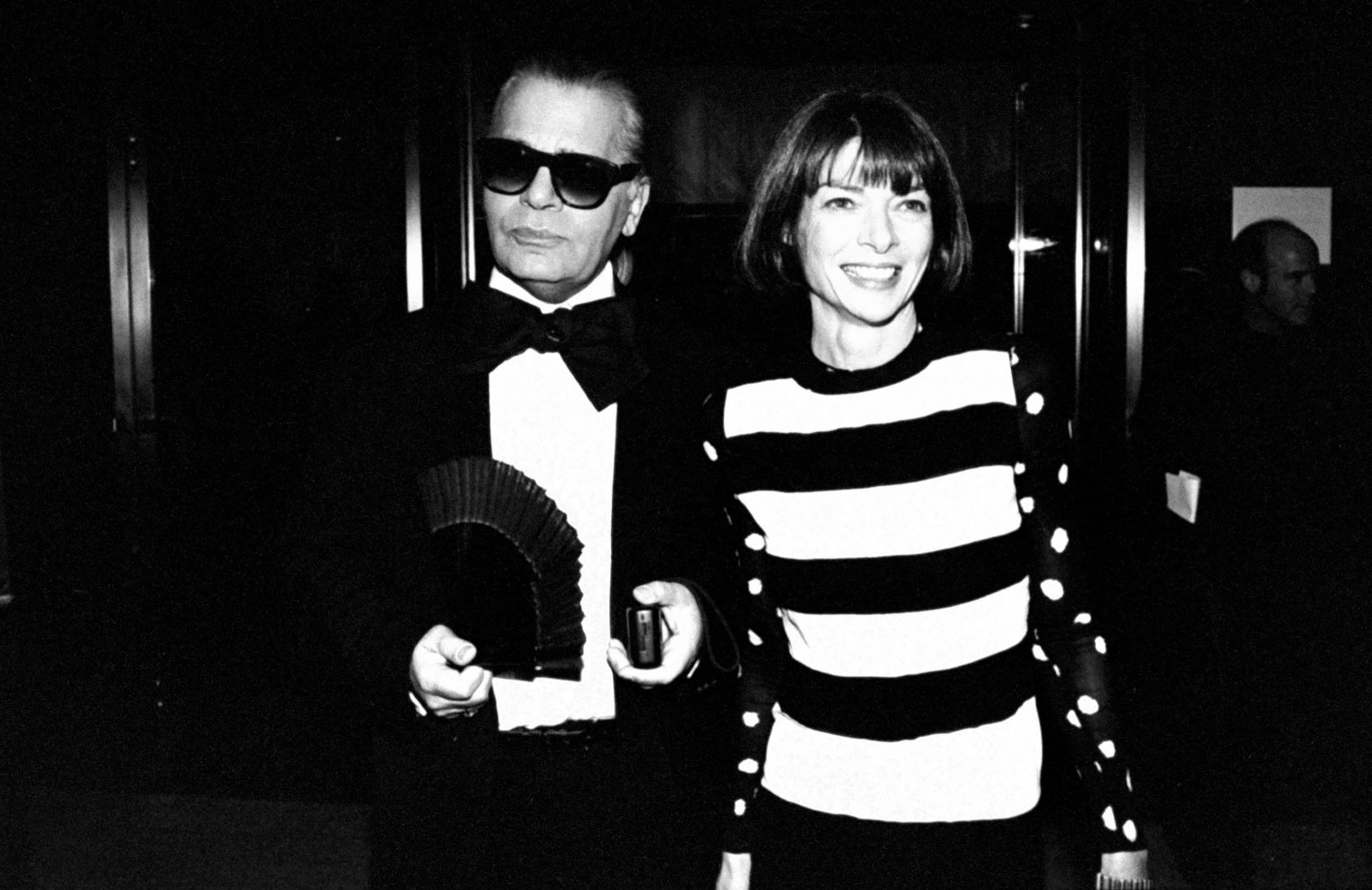 Karl Lagerfeld and Anna Wintour