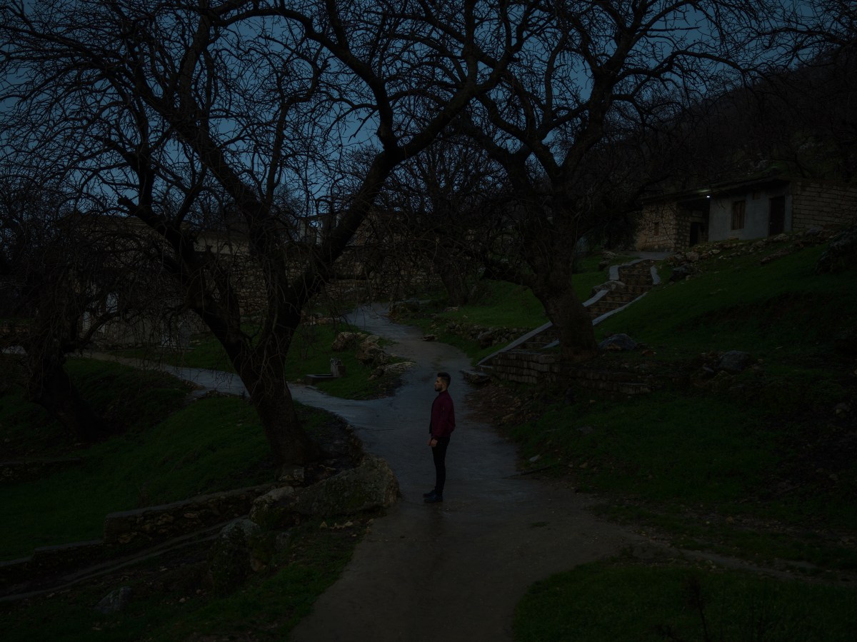 Thikran Kamiran, now 19, photographed in Duhok in February.