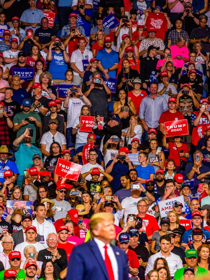 Trump speaks at his 2020 rally Orlando, Florida